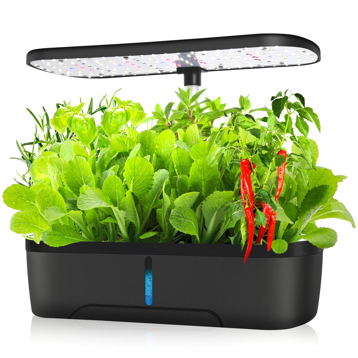 Inteligentný kvetináč GrowLab™ Hydro Elite 12 Touch s LED osvetlením a automatickým zavlažovaním